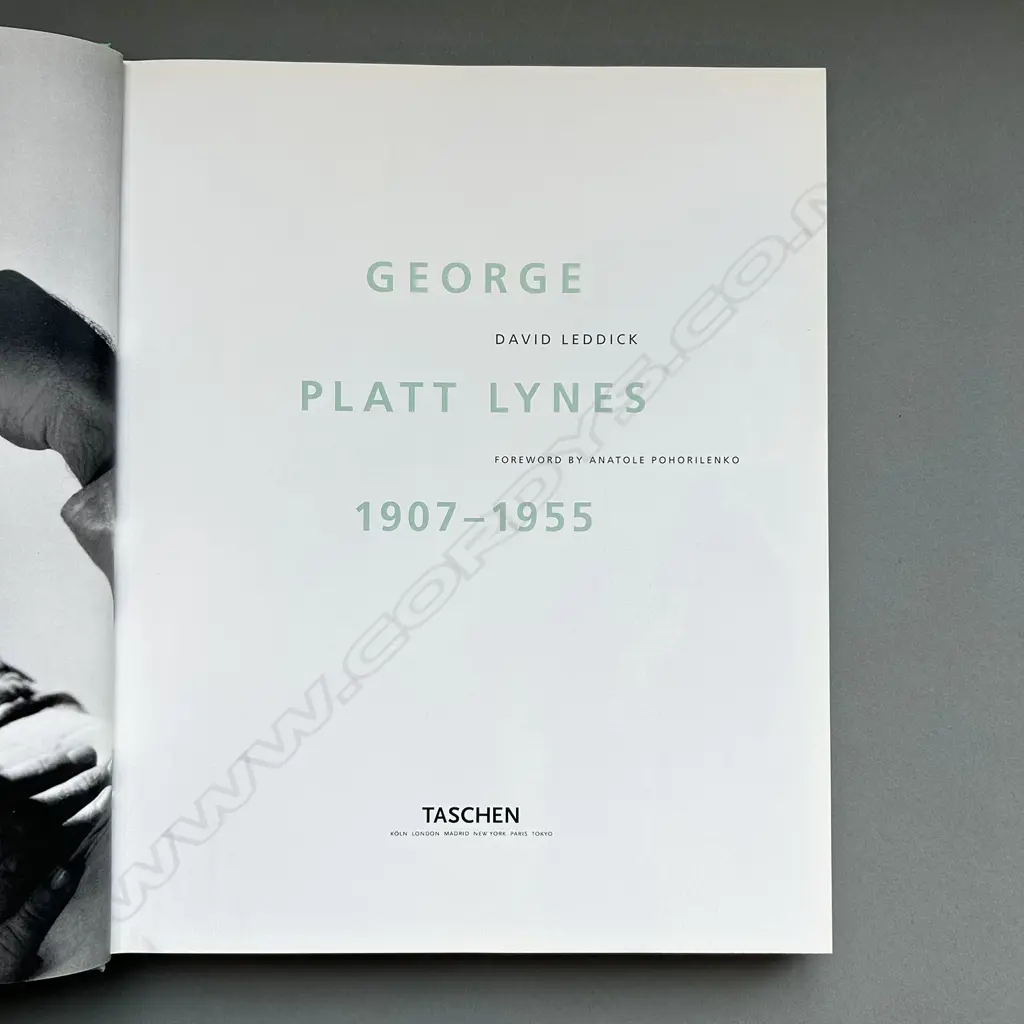 DAVID LEDDICK: GEORGE PLATT LYNES 1907-1955 Image 1++